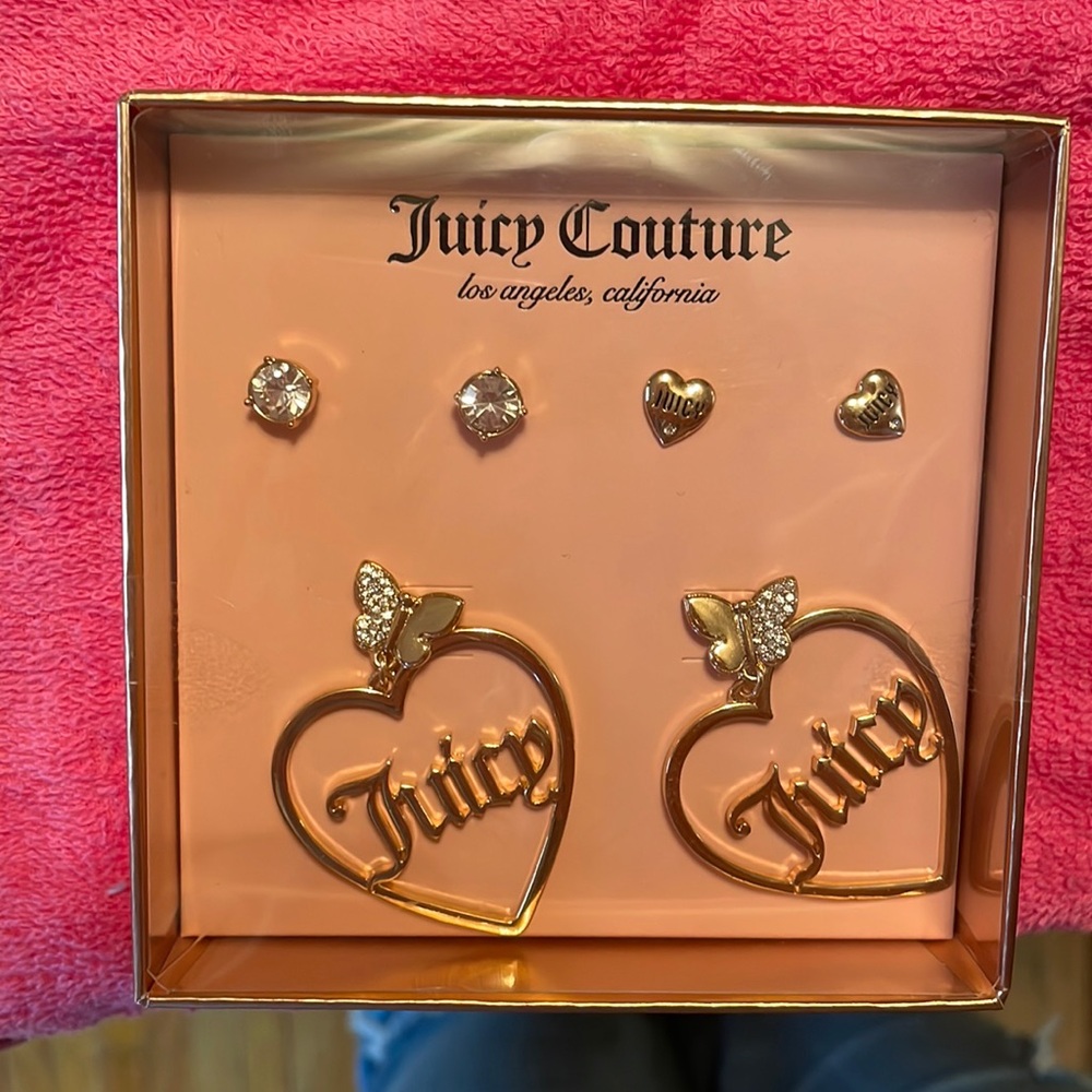 Juicy couture earring set